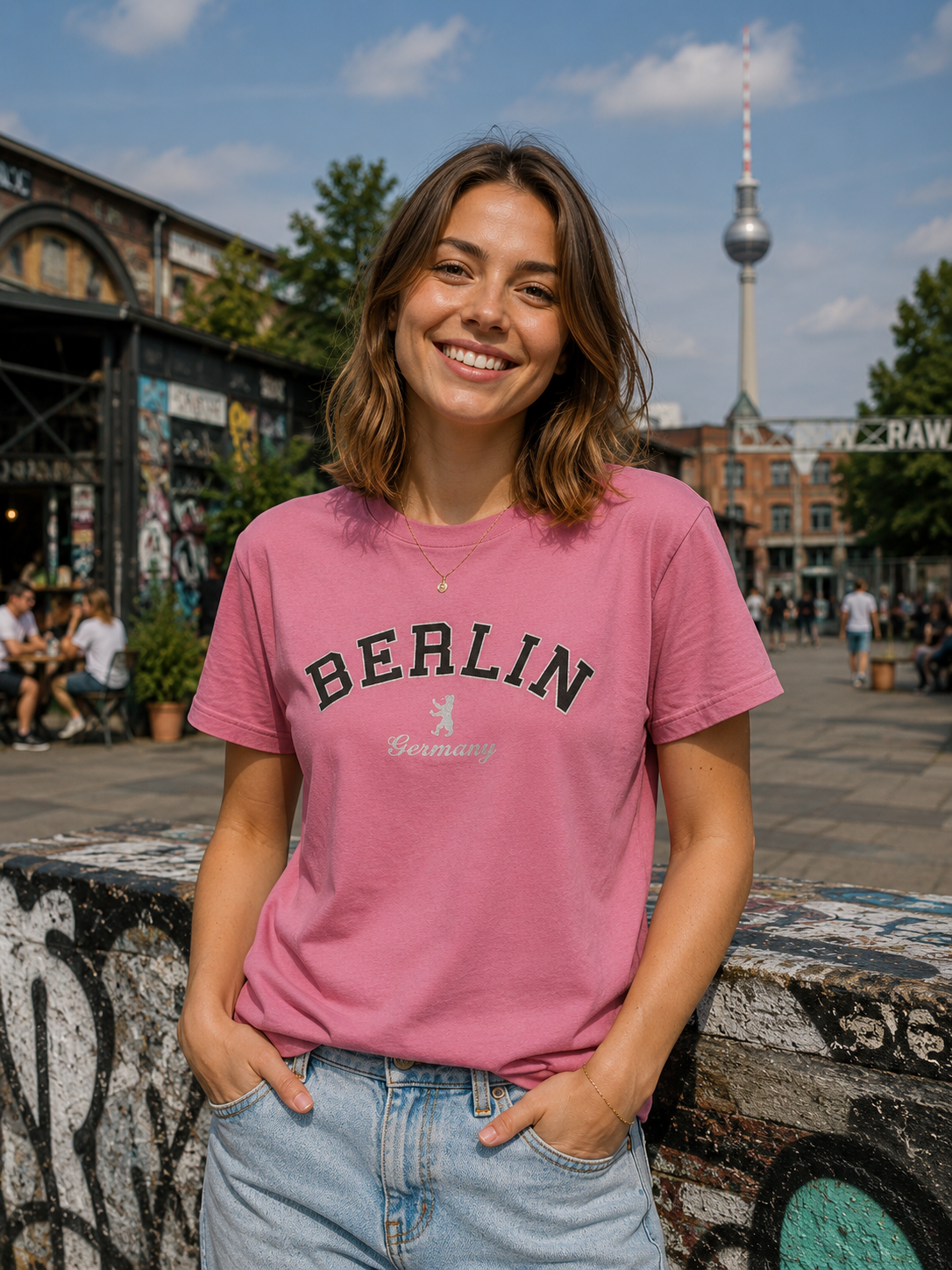 BERLIN germany T-Shirt (rosa)