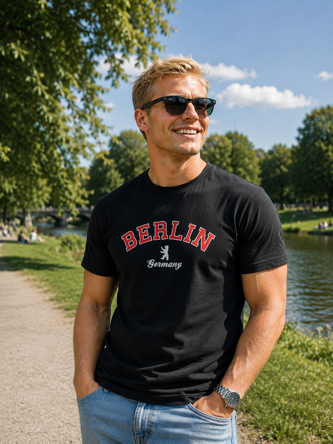 BERLIN germany T-Shirt (schwarz)