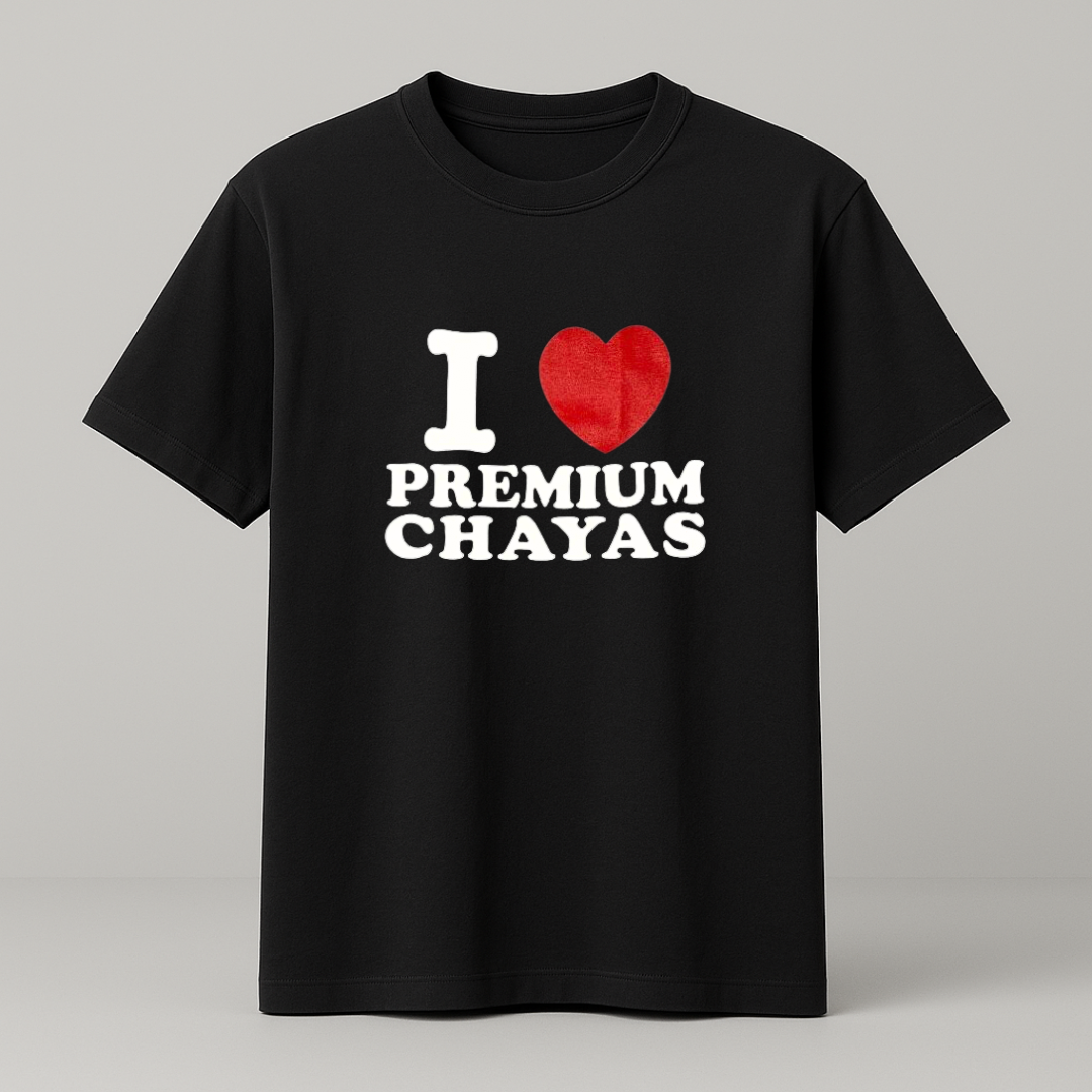 I ♥️ PREMIUM CHAYAS T-Shirt weiß