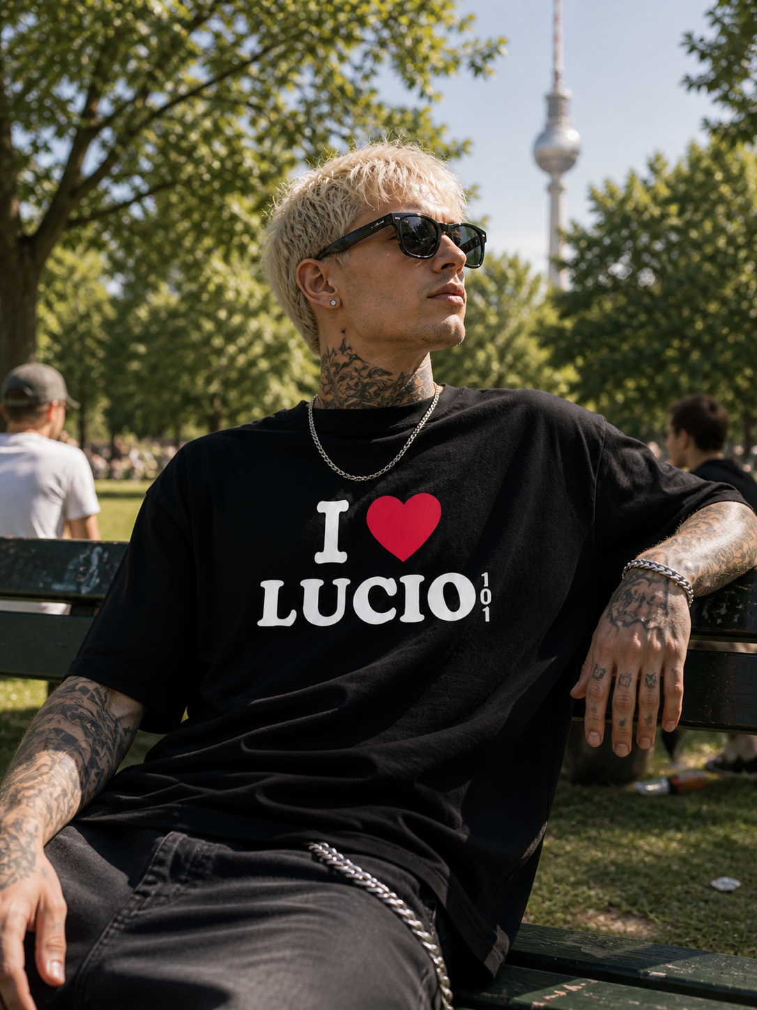I ♥️ LUCIO 101 T-Shirt schwarz