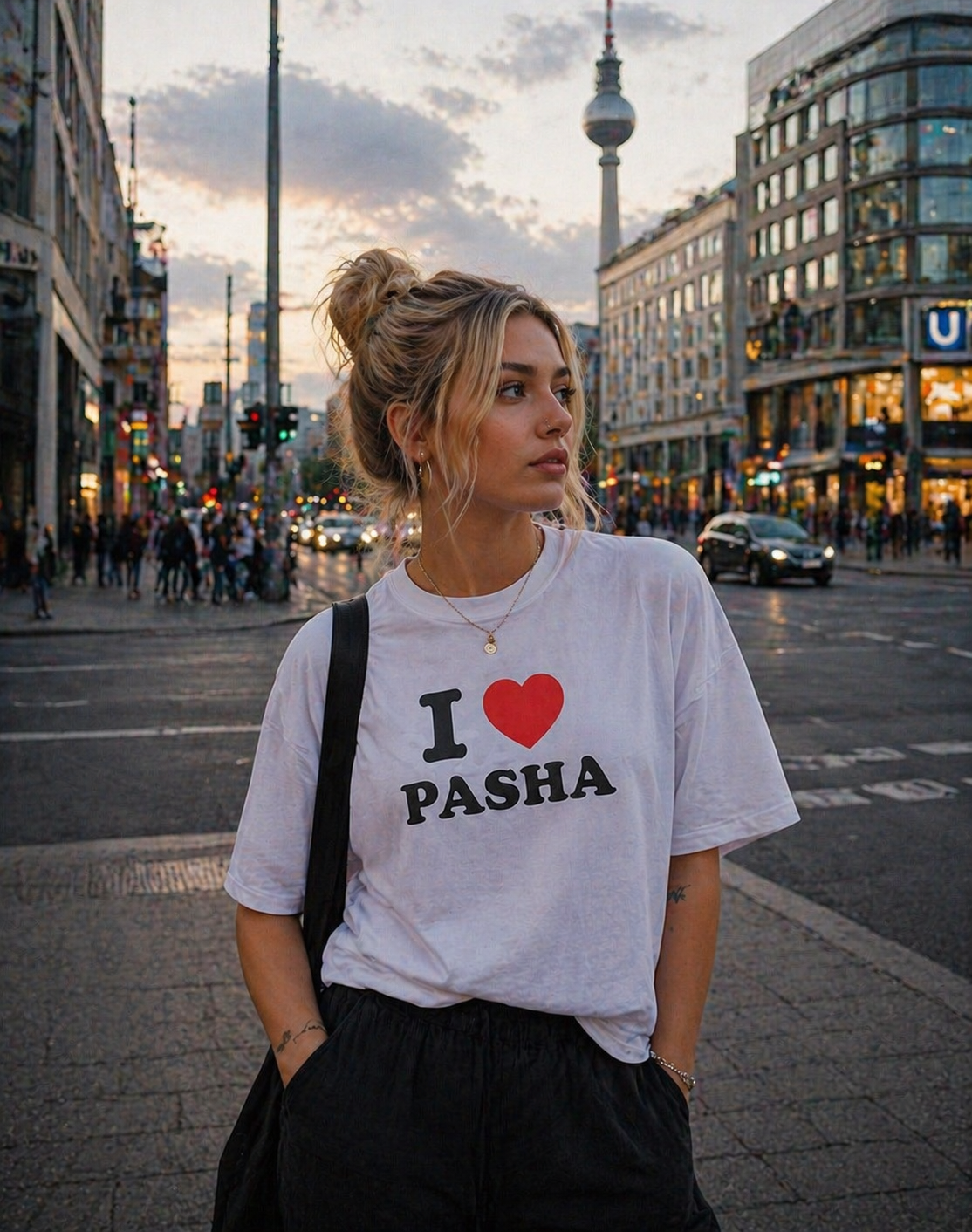 I ♥️ PASHA T-Shirt weiß