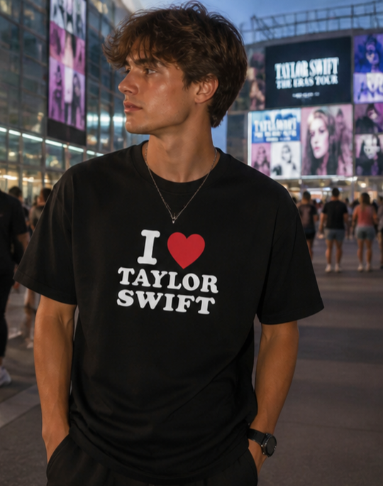 I ♥️ TAYLOR SWIFT T-Shirt schwarz
