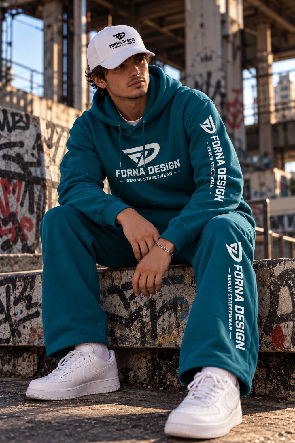 Jogginganzug Petrol