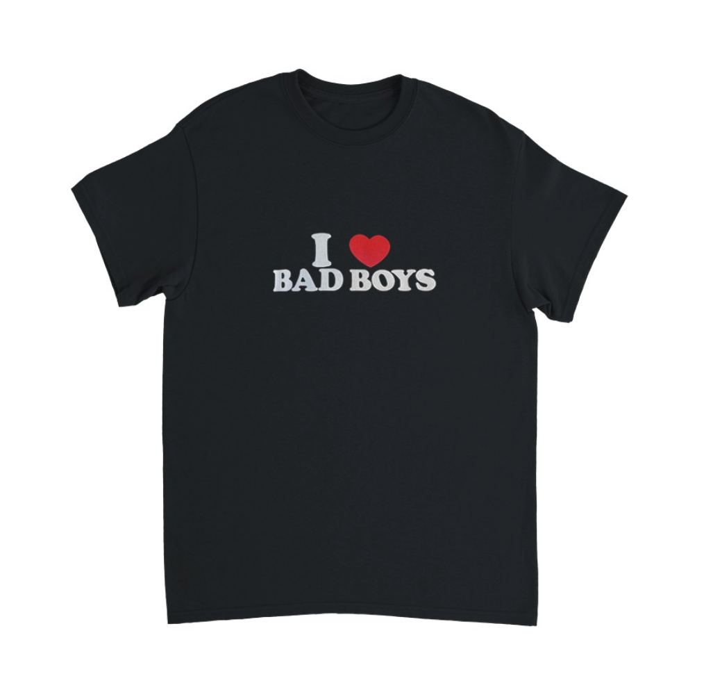 I ♥️ BAD BOYS T-Shirt schwarz