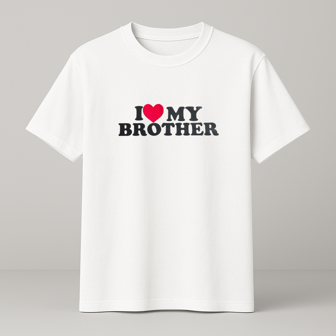 I ♥️ MY BROTHER T-Shirt weiß