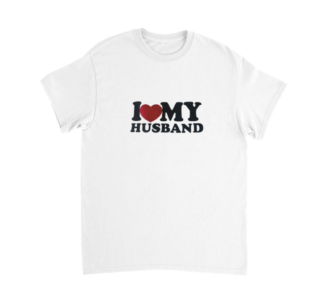 I ♥️ MY HUSBAND T-Shirt (weiß)