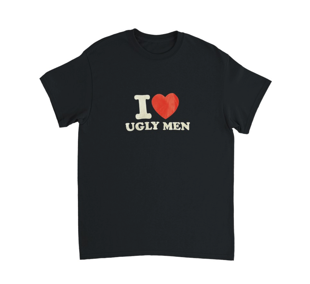I ♥️ UGLY MEN T-Shirt schwarz