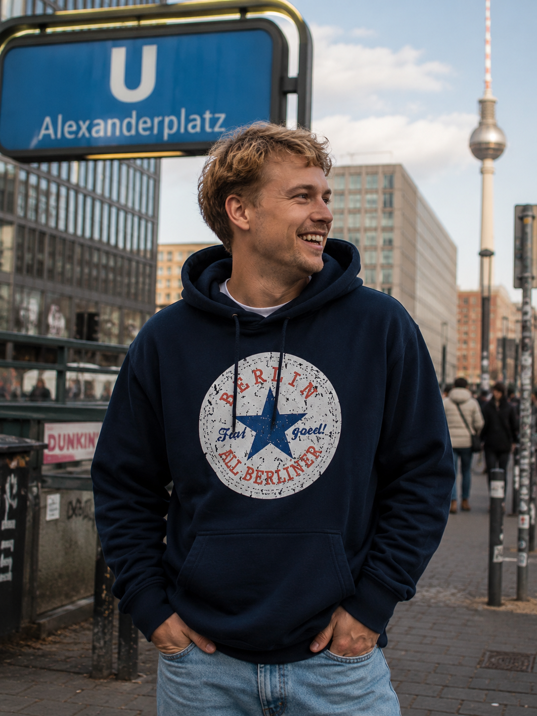 ALL BERLINER Jumper navy