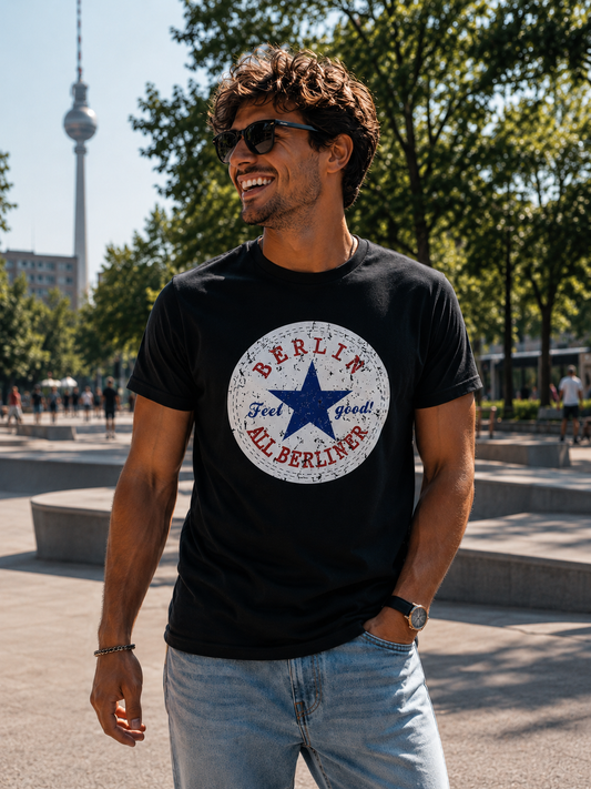 All BERLINER T-Shirt schwarz