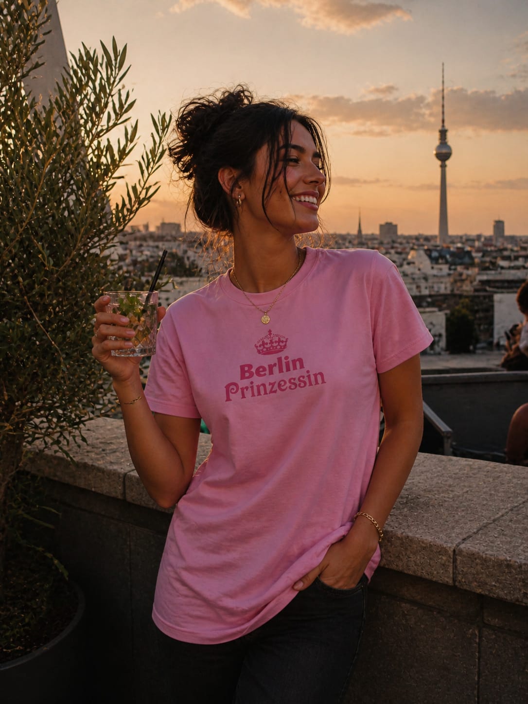 Berlin Prinzessin T-Shirt rosa