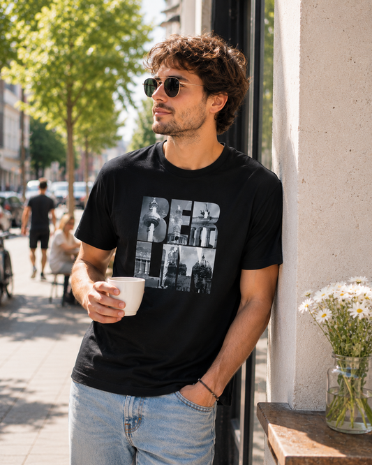 BERLIN Rasta T-Shirt schwarz