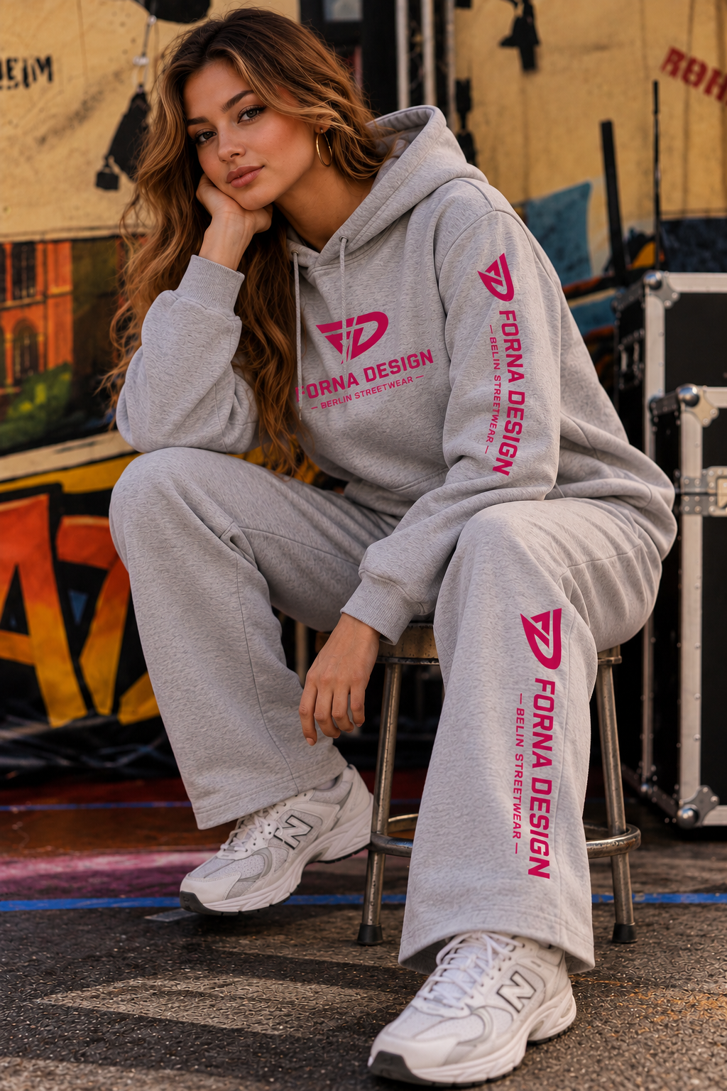 Jogginganzug Grau