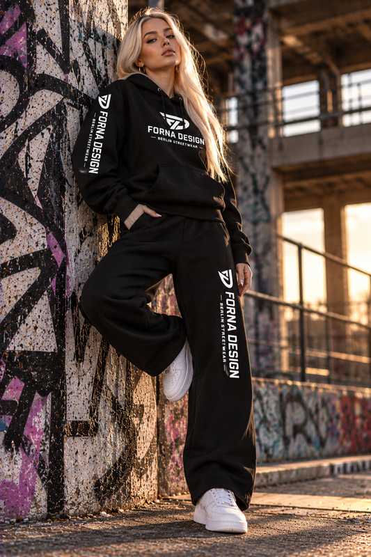 Jogginganzug Schwarz