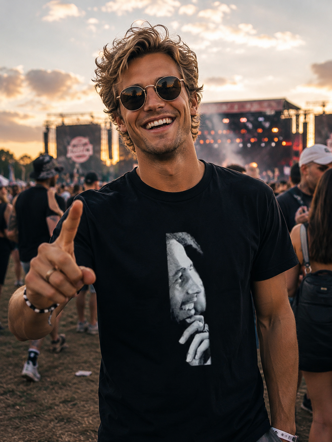 Bob Marley T-Shirt schwarz