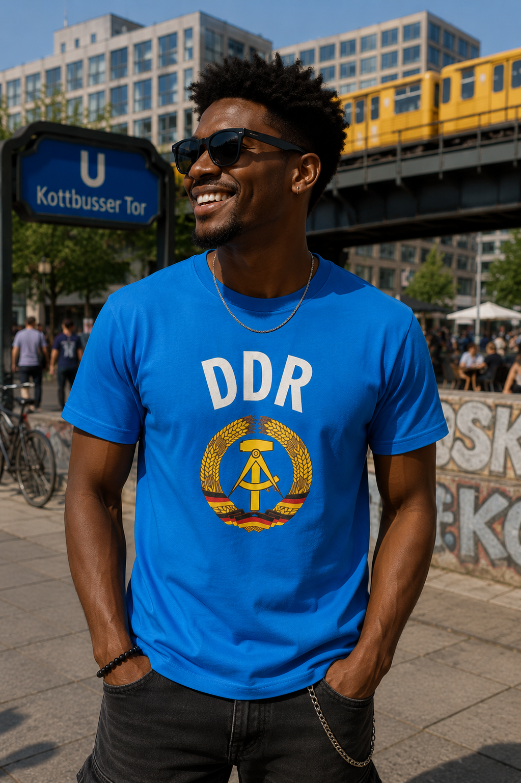 DDR T-Shirt (blau)