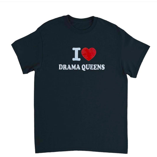 I ♥️ DRAMA QUEENS T-Shirt schwarz