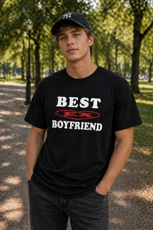 BEST EX BOYFRIEND T-Shirt schwarz
