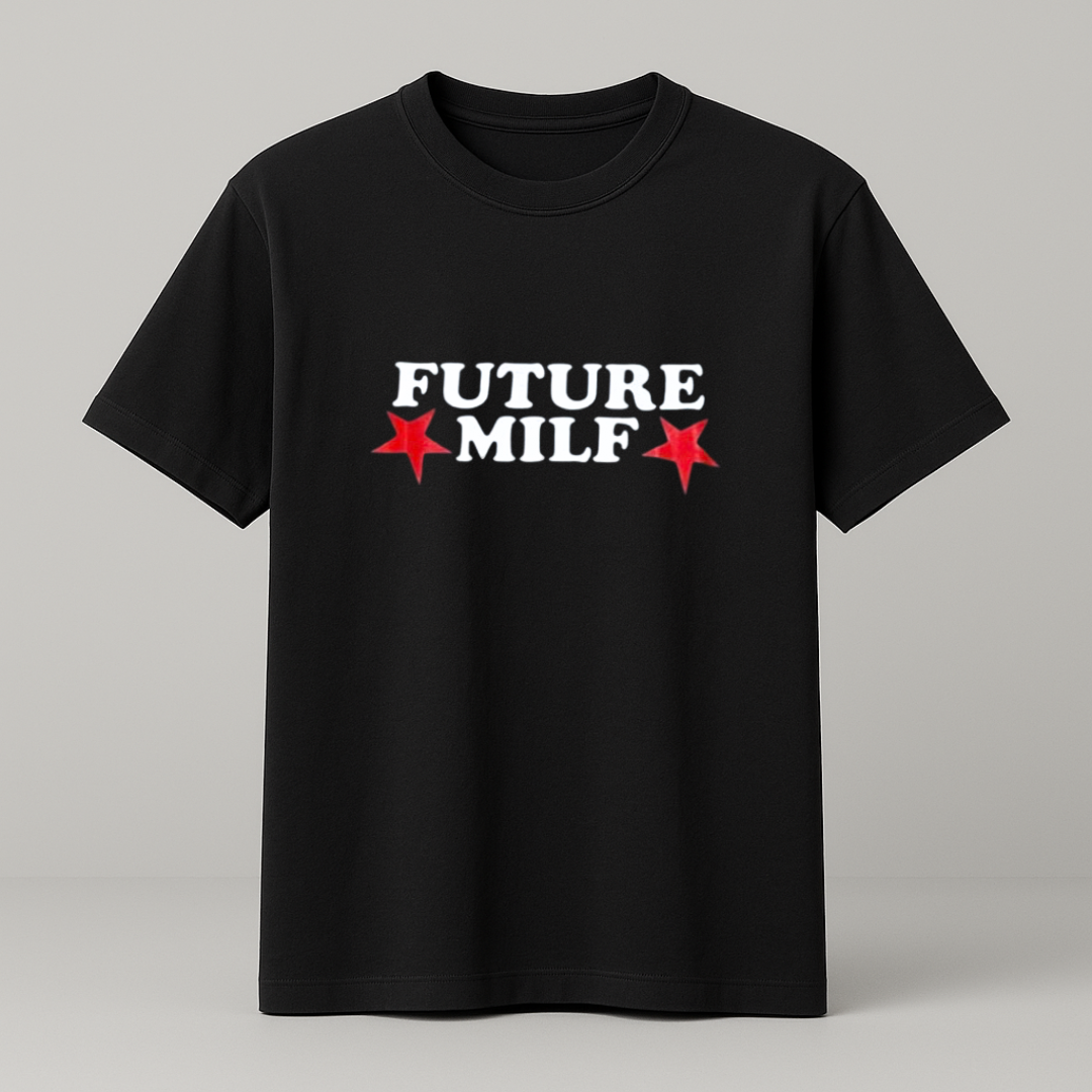 Future Milf T-Shirt schwarz