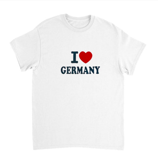 I ♥️ GERMANY T-Shirt weiß