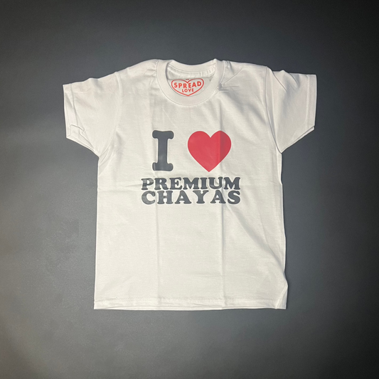 I ♥️ PREMIUM CHAYAS Crop-Top weiß