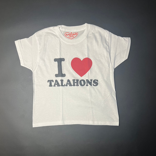 I ♥️ Talahons Crop-Top weiß