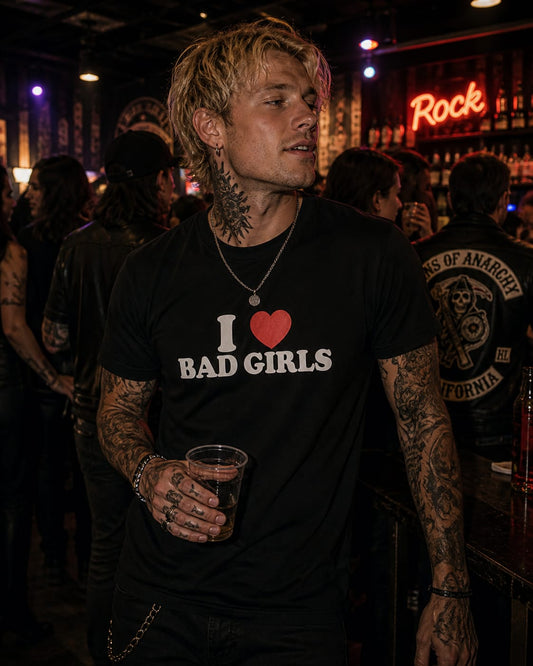 I ♥️ BAD GIRLS T-Shirt schwarz