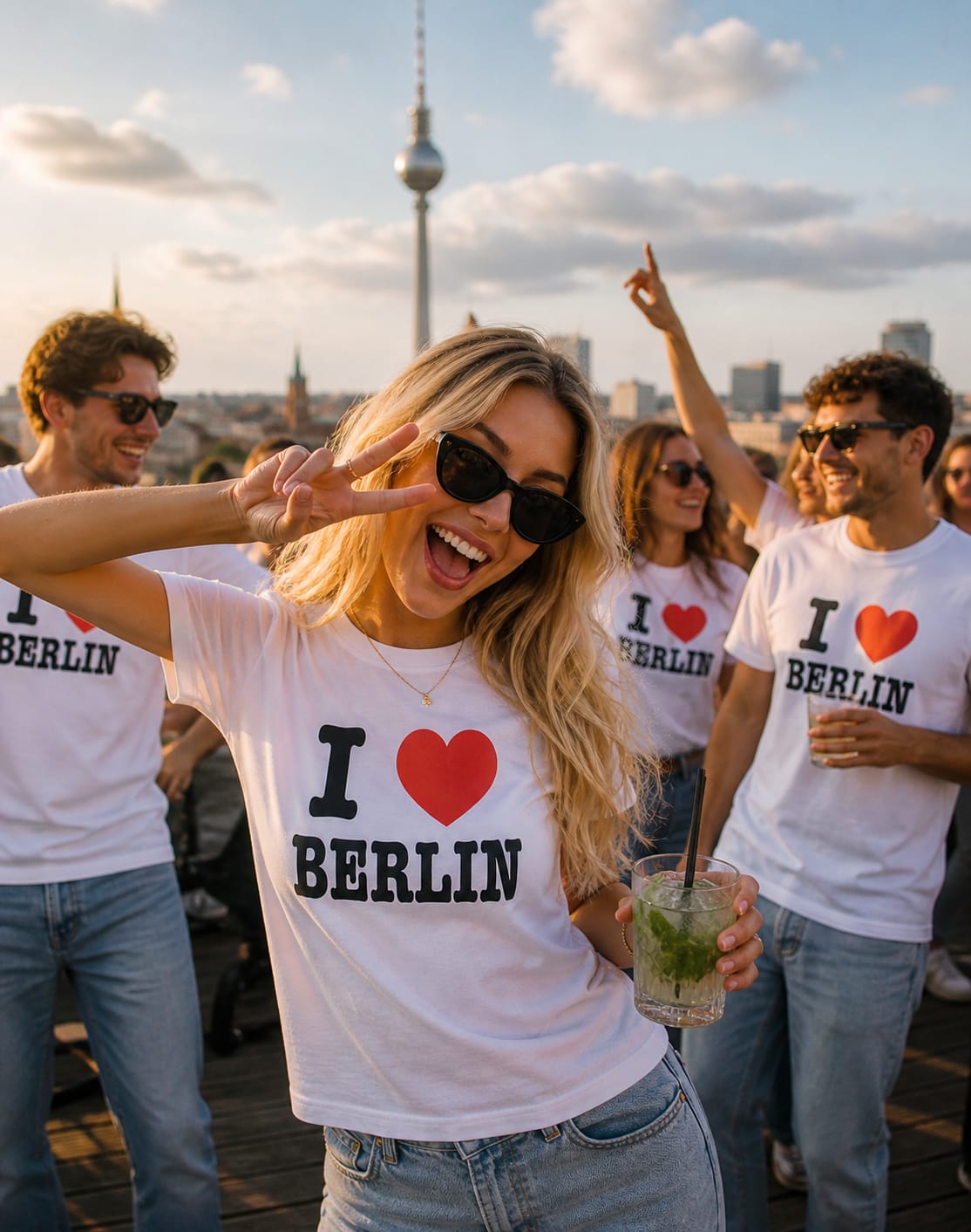 I ♥️ BERLIN T-Shirt weiß