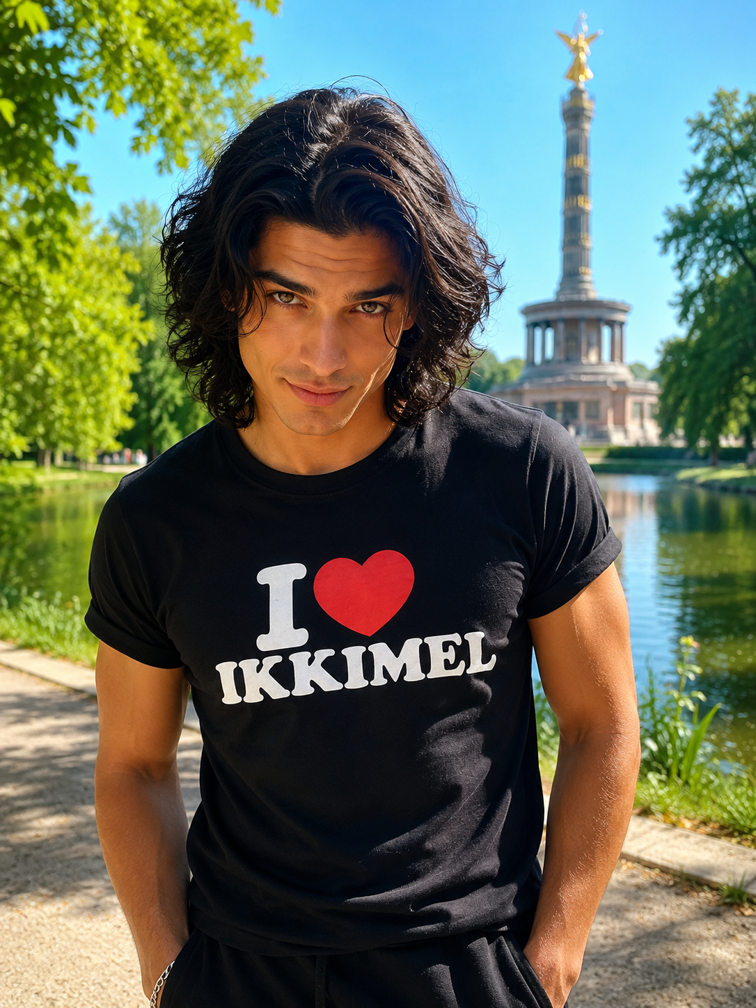 I♥️IKKIMEL T-shirt schwarz