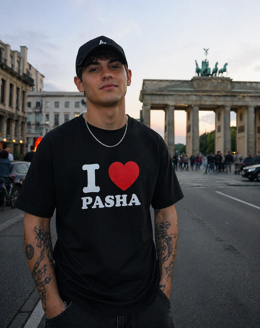 I ♥️ PASHA T-Shirt schwarz