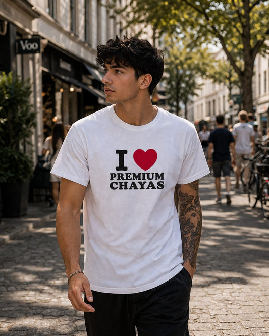 I ♥️ PREMIUM CHAYAS T-Shirt weiß