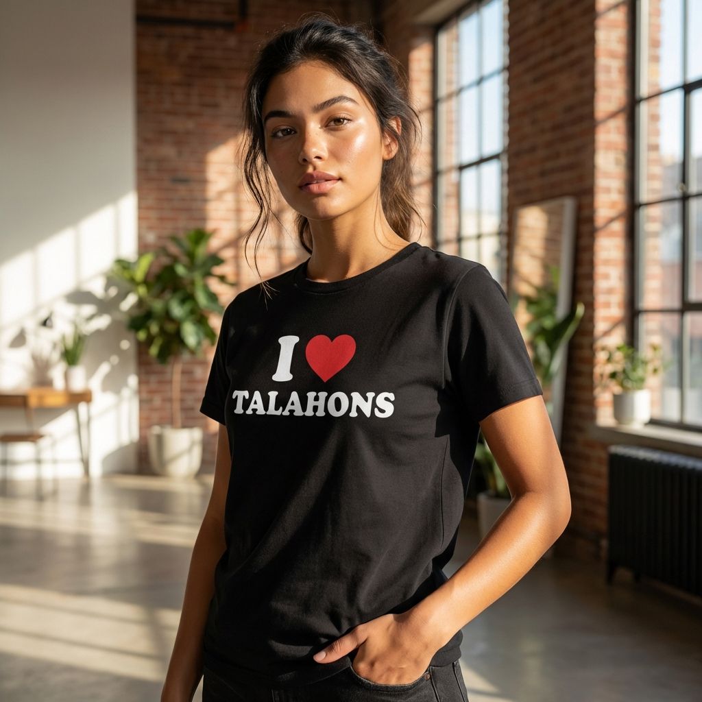 I ♥️ Talahons T-Shirt weiß