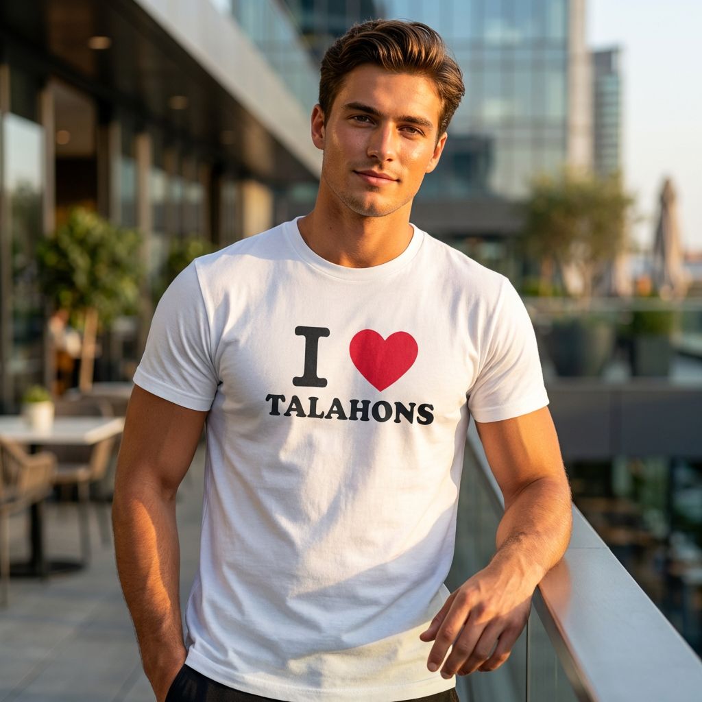 I ♥️ TALAHONS T-Shirt weiß
