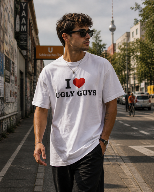 I ♥️ UGLY GUYS T-Shirt weiß