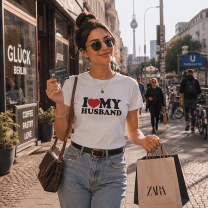 I ♥️ MY HUSBAND T-Shirt (weiß)