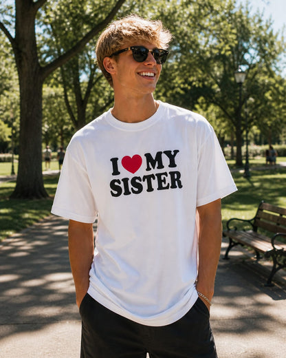 I ♥️ MY SISTER T-Shirt (weiß)