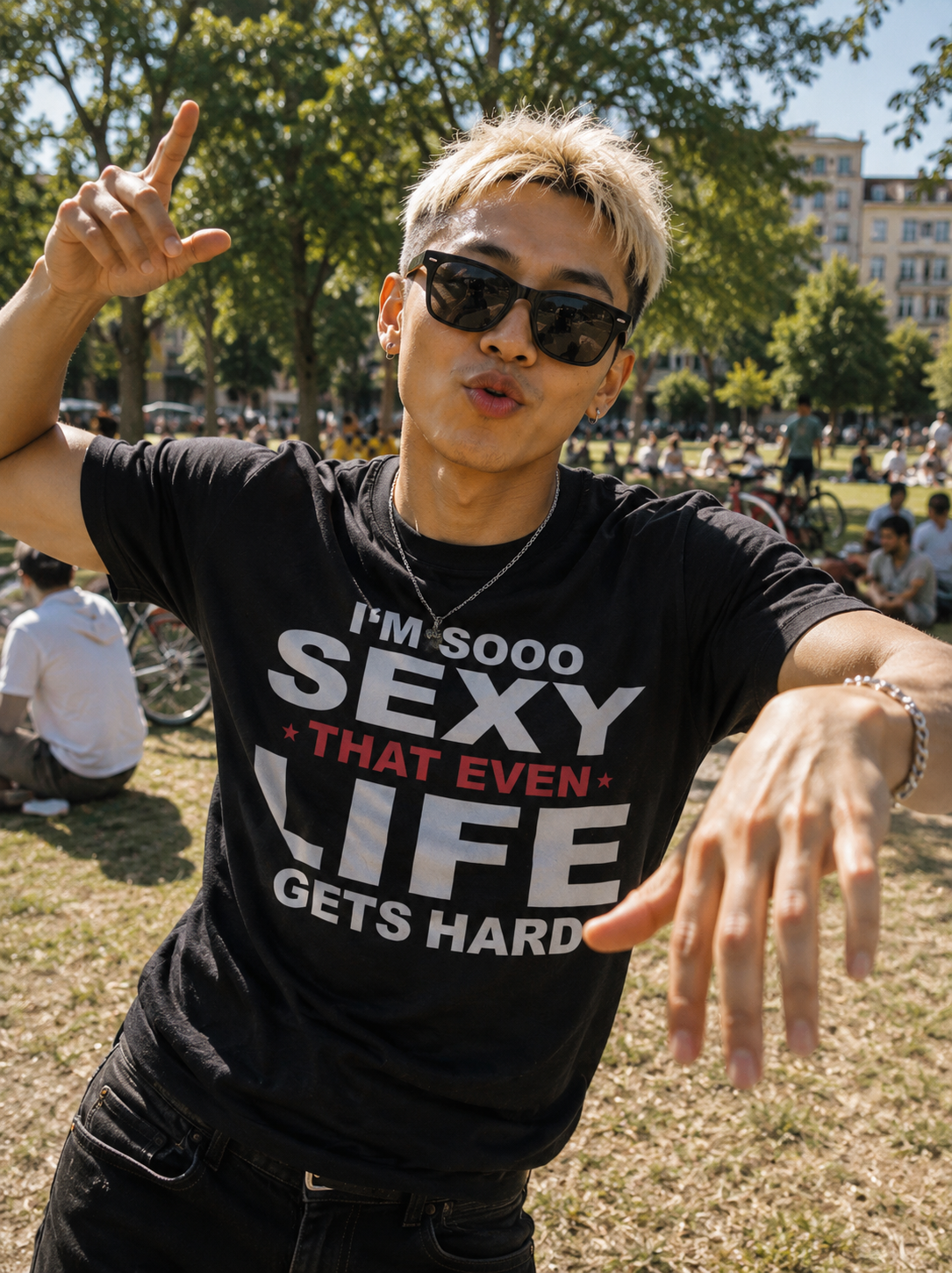 I'M sooo SEXY T-shirt schwarz
