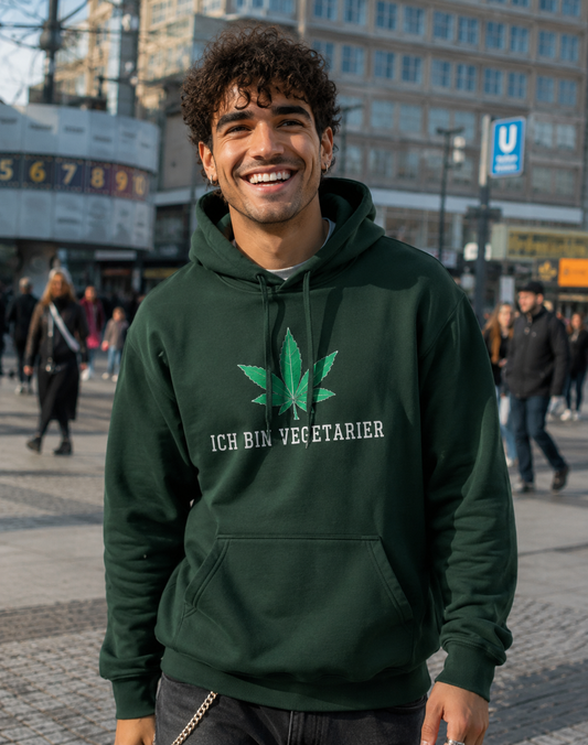 ICH BIN VEGETARIER Jumper grün