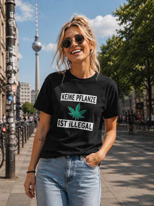 Not Illegal Berlin T-Shirt (schwarz)