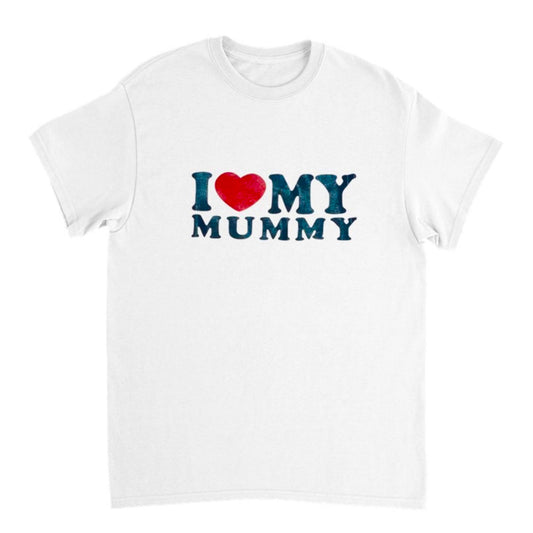 I ♥️ MY MUMMY T-Shirt weiß