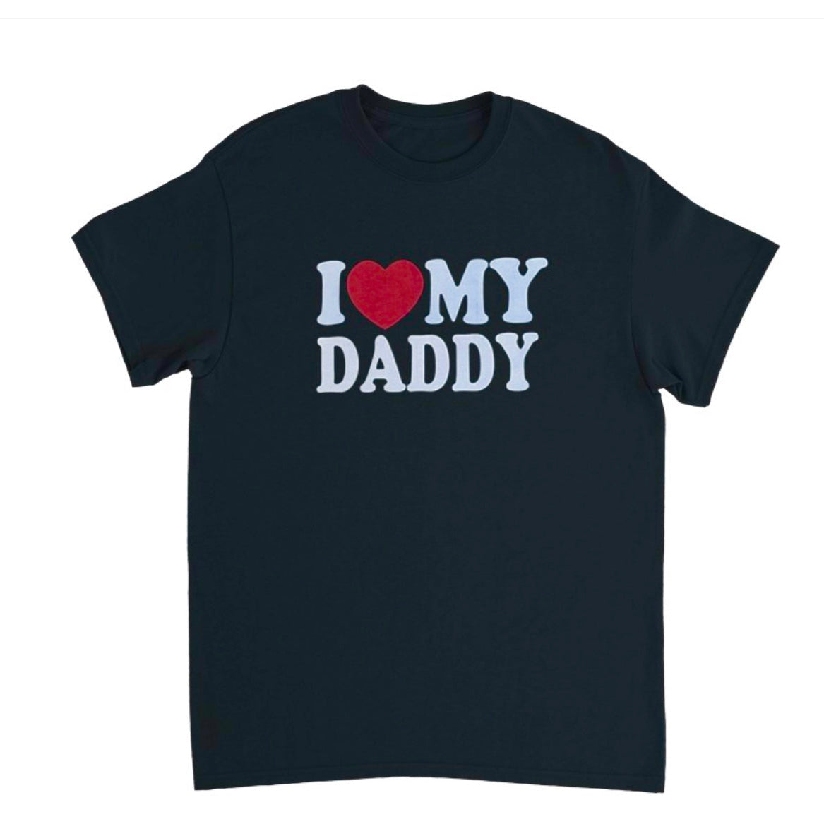 I ♥️ MY DADDY T-Shirt schwarz