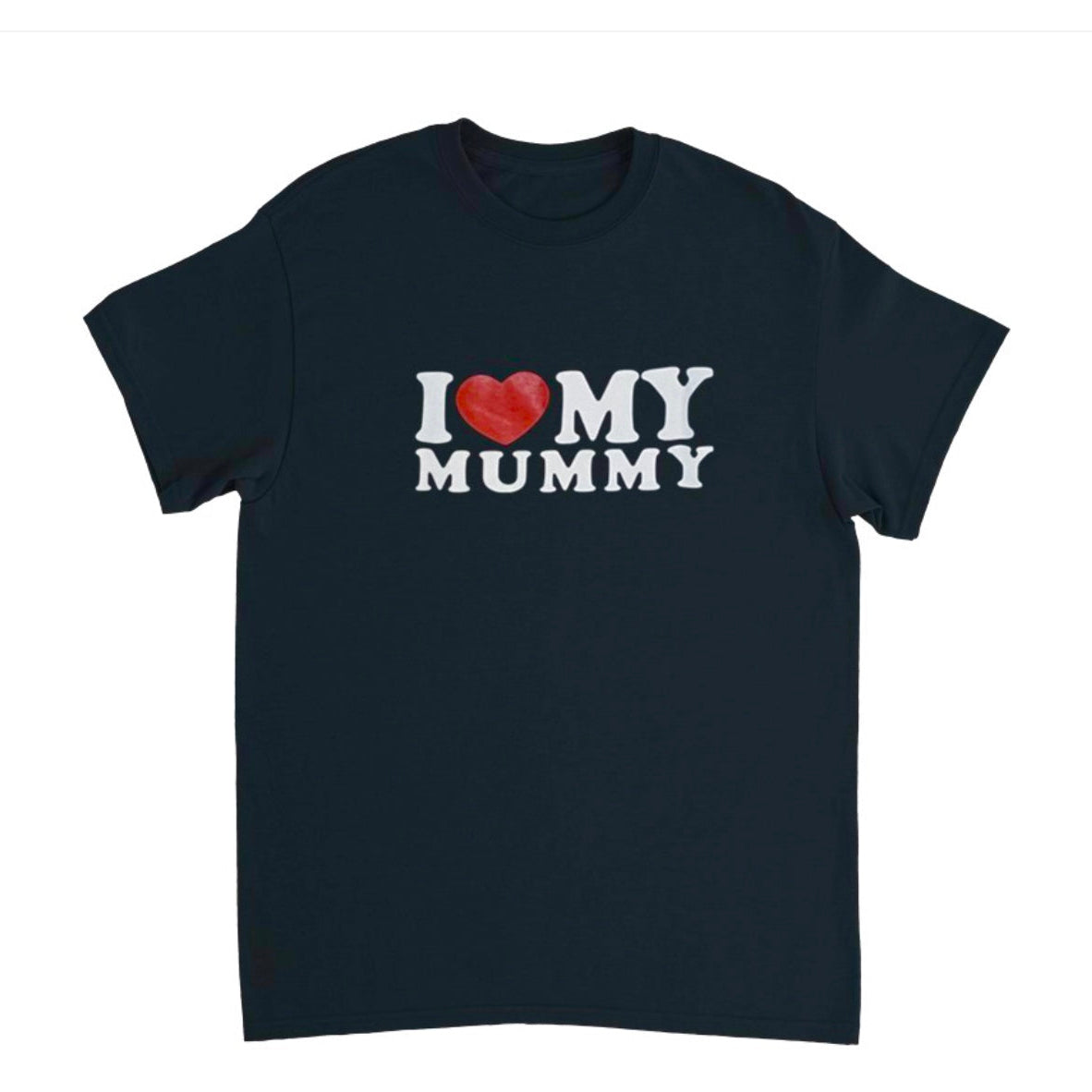 I ♥️ MY MUMMY T-Shirt schwarz