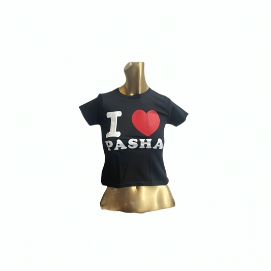 I ♥️ PASHA Crop-Top schwarz