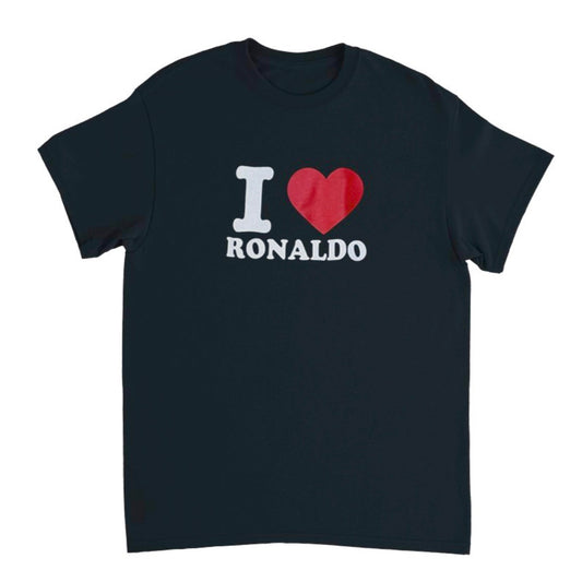 I ♥️ RONALDO T-Shirt schwarz
