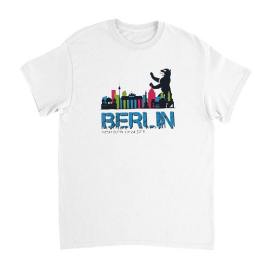 BERLIN Skyline T-Shirt weiß