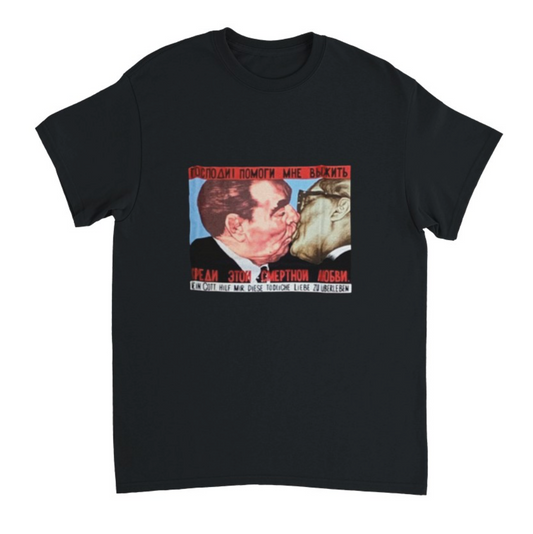 Bruder Kuss T-Shirt schwarz
