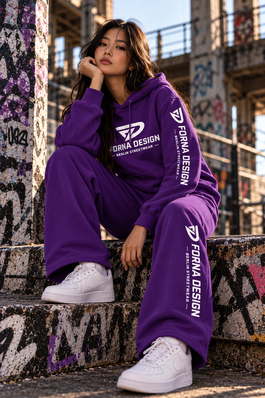 Jogginganzug Lila