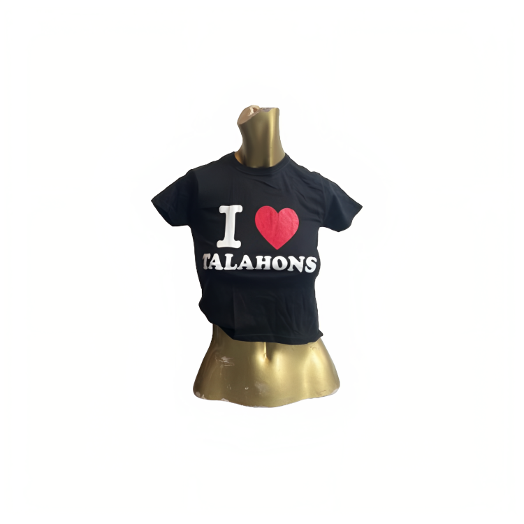 I ♥️ Talahons Crop-Top schwarz