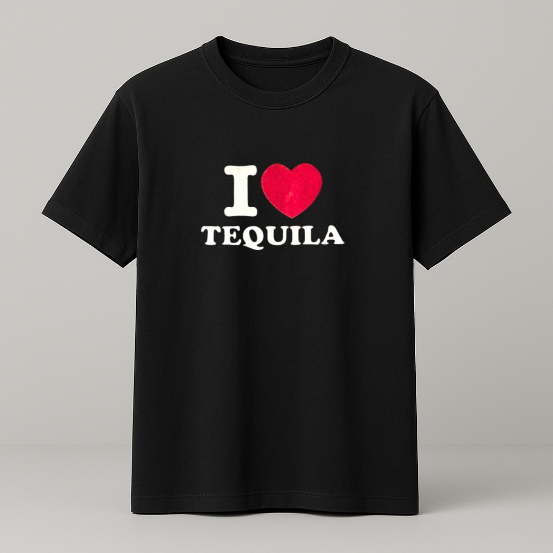 I ♥️ TEQUILA T-Shirt schwarz