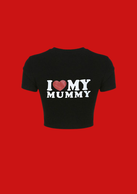 Mummy Crop Black
