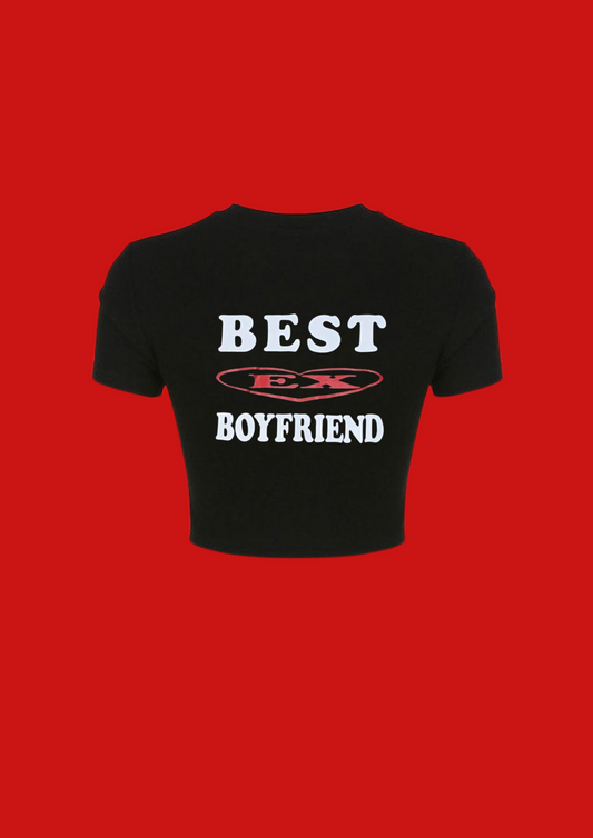 BEST EX BOYFRIEND Crop-Top schwarz